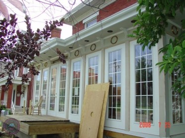Prior to exterior painting